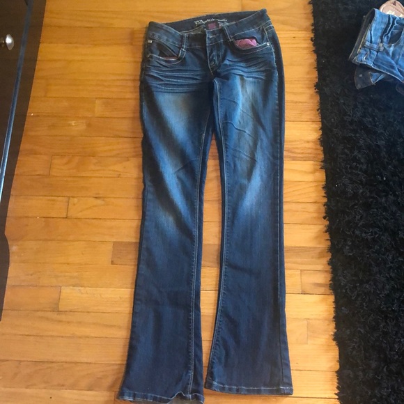 Bubblegum Denim - Boot cut dark blue jeans Bubblegum Denim - Boot cut dark blue jeans